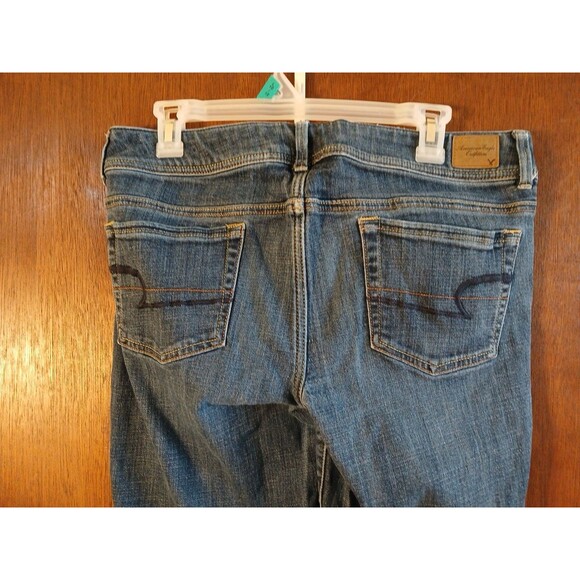 American Eagle Original Boot Womens Stretch Jeans Sz 12 Regular Medium Wash - Picture 15 of 16